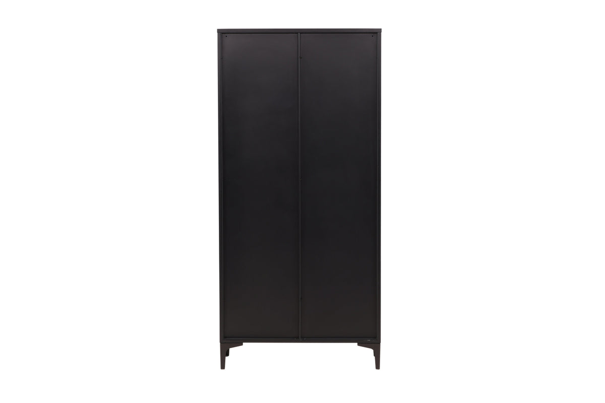 Mehrzweckschrank Piring 190cm aus Metall mit 2 Türen - Schwarz - Venture Home - le canapé