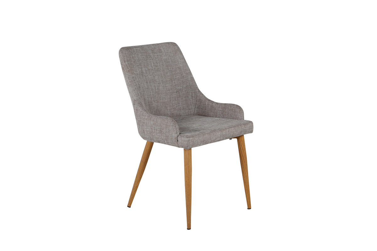 2er-Set Esszimmerstühle Plaza - Grau - Venture Home - le canapé