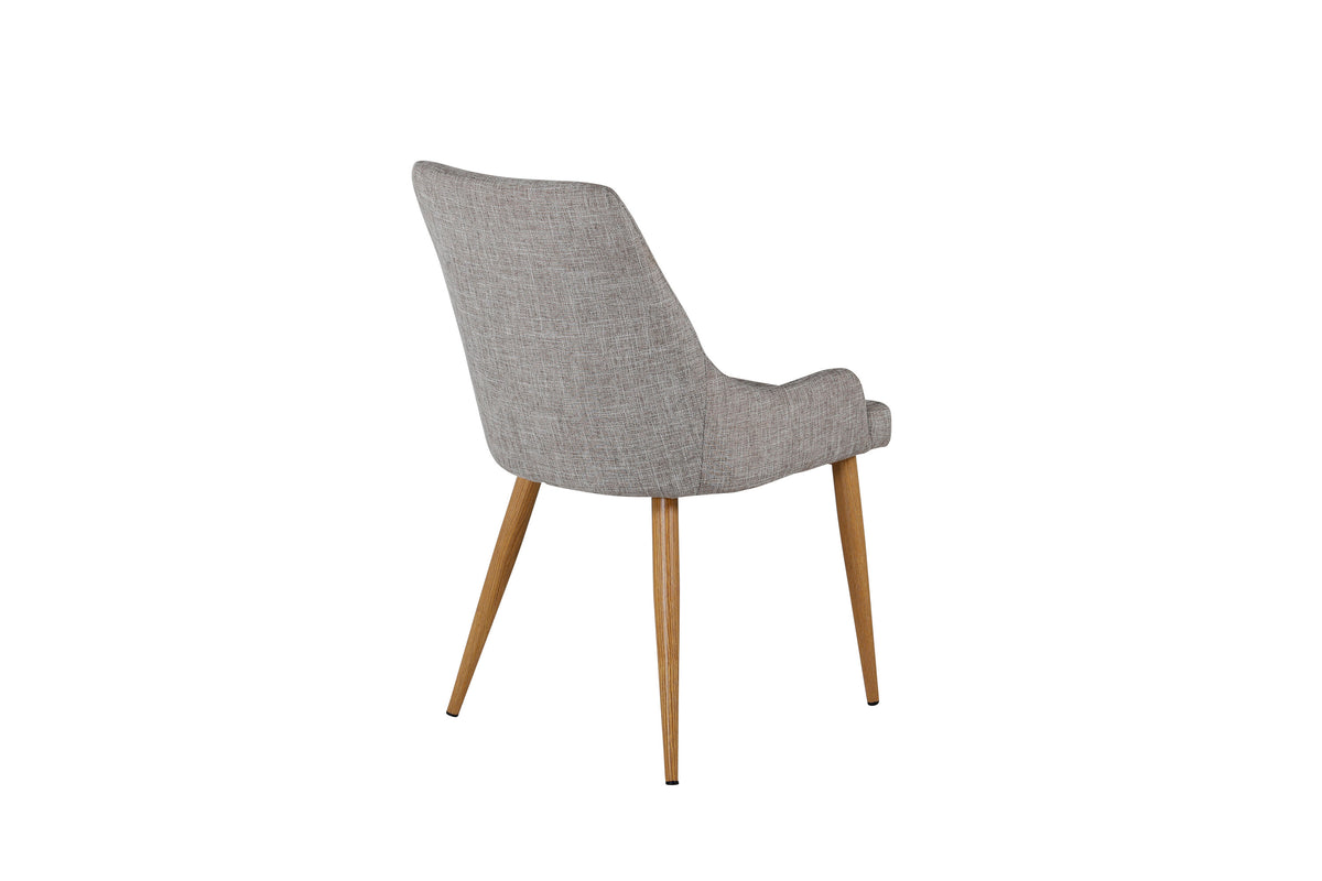 2er-Set Esszimmerstühle Plaza - Grau - Venture Home - le canapé