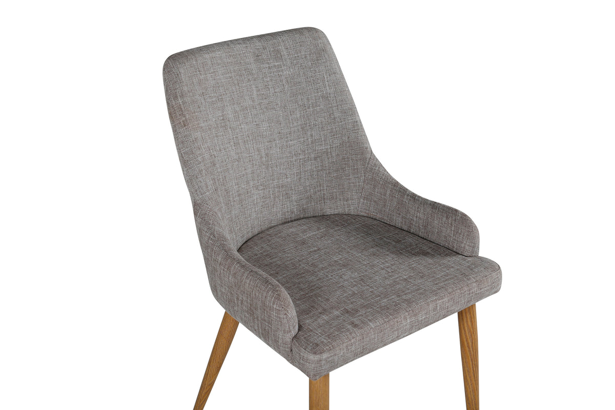 2er-Set Esszimmerstühle Plaza - Grau - Venture Home - le canapé