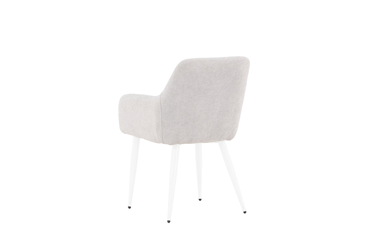 2er-Set Esszimmerstühle Comfort - Hellgrau - Venture Home - le canapé