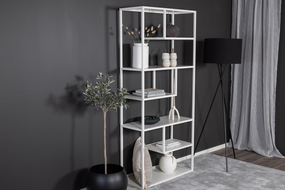Bücherregal Staal 190cm aus Metall - Weiß - Venture Home - le canapé
