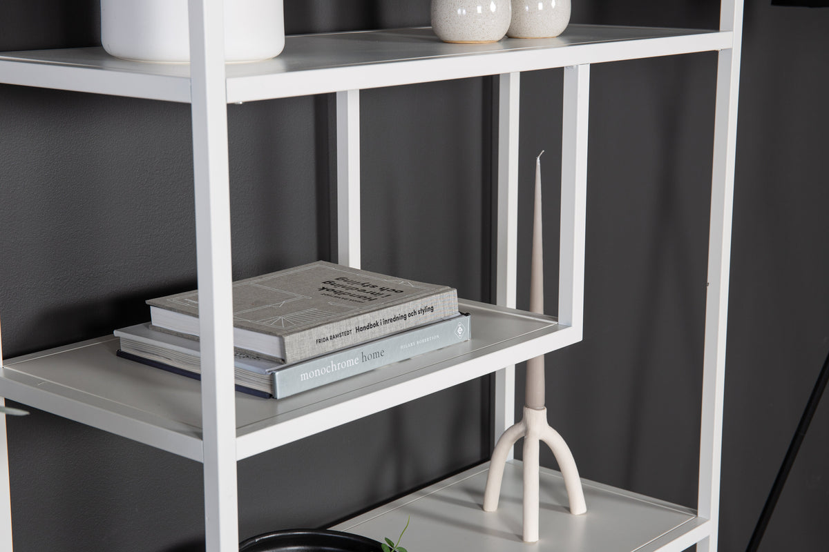 Bücherregal Staal 190cm aus Metall - Weiß - Venture Home - le canapé