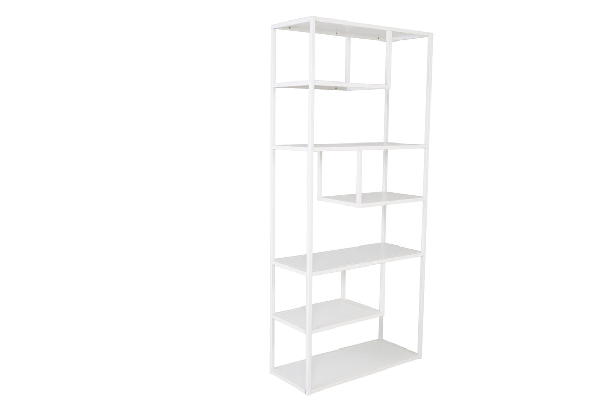 Bücherregal Staal 190cm aus Metall - Weiß - Venture Home - le canapé