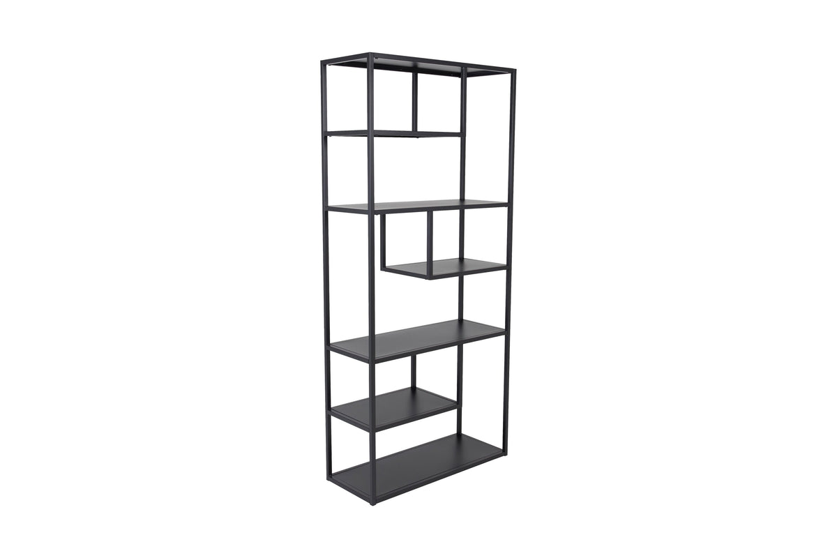 Regal Staal 190cm aus Metall mit mehreren Böden - Schwarz - Venture Home - le canapé