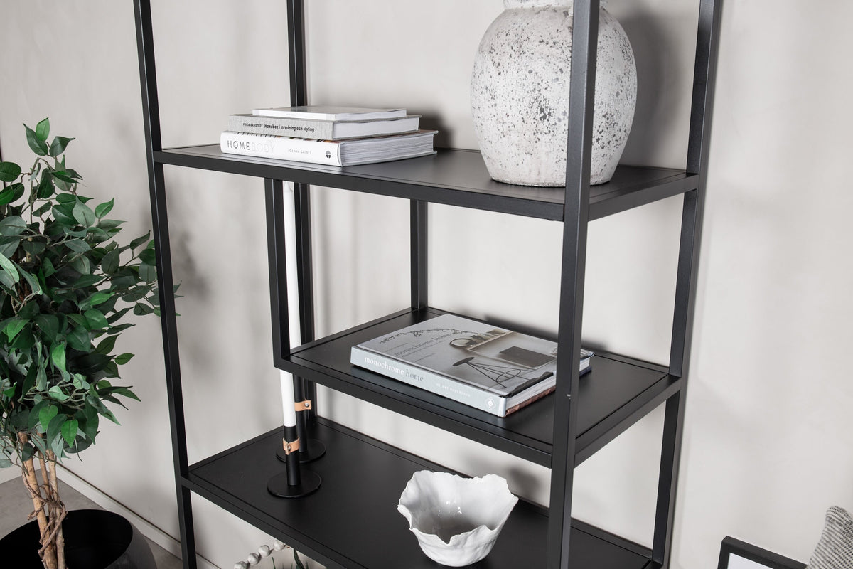 Regal Staal 190cm aus Metall mit mehreren Böden - Schwarz - Venture Home - le canapé