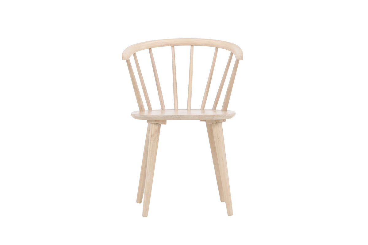 2er-Set Esszimmerstühle Bobby aus Massivholz - Weiß - Venture Home - le canapé