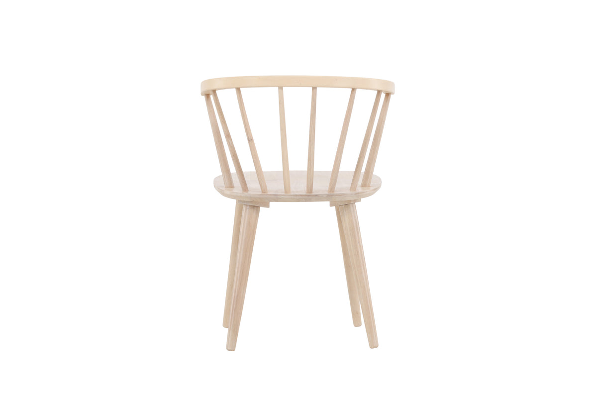 2er-Set Esszimmerstühle Bobby aus Massivholz - Weiß - Venture Home - le canapé