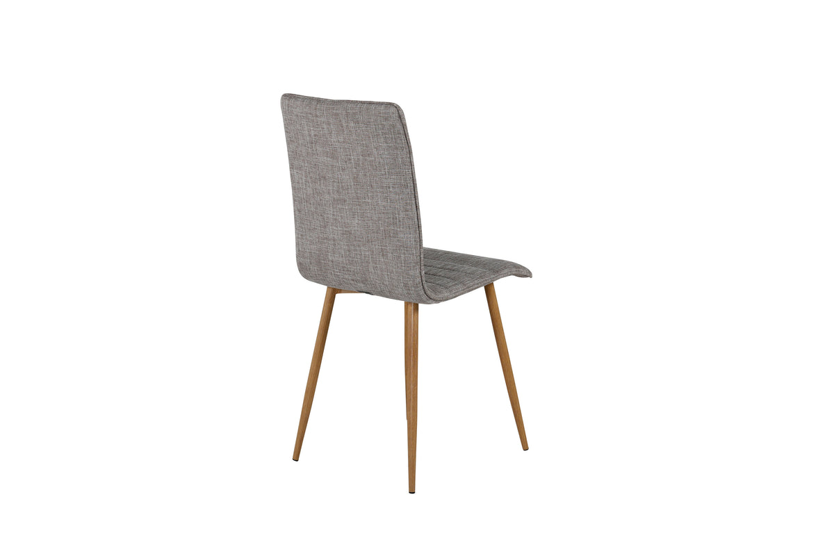 2er-Set Esszimmerstühle Windu - Hellgrau - Venture Home - le canapé
