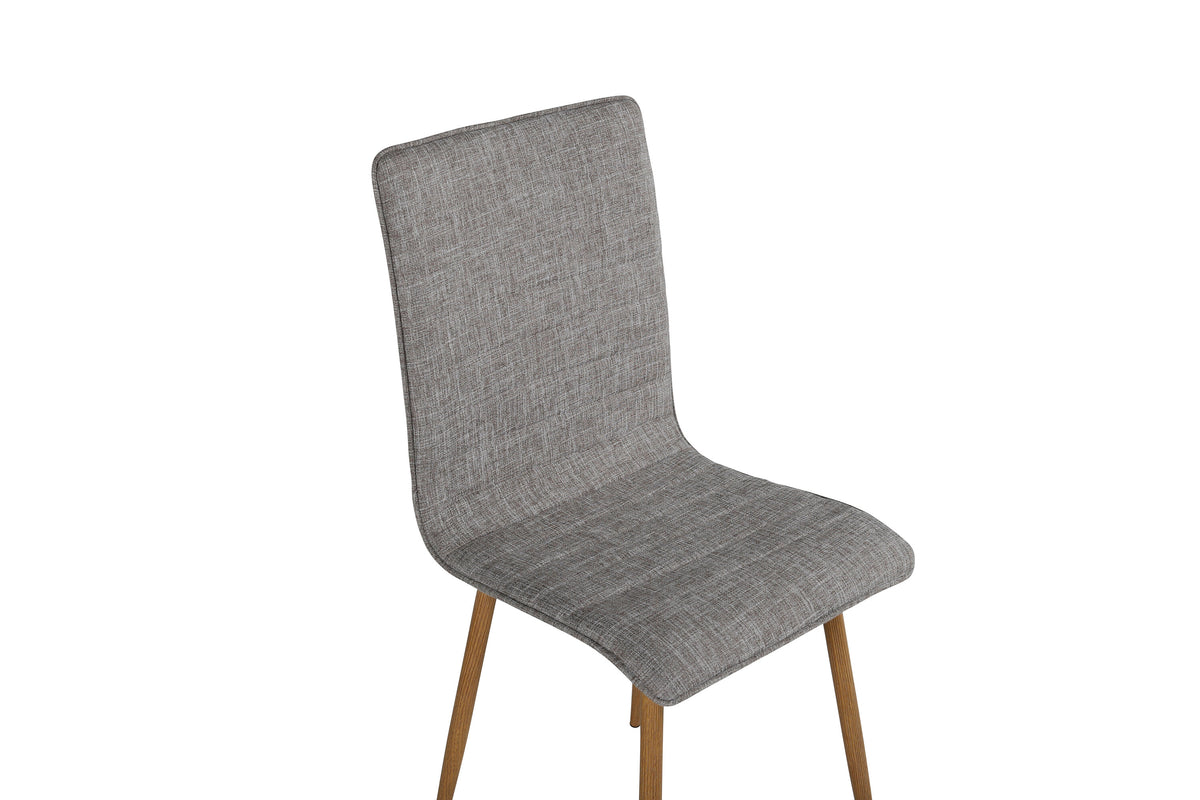 2er-Set Esszimmerstühle Windu - Hellgrau - Venture Home - le canapé
