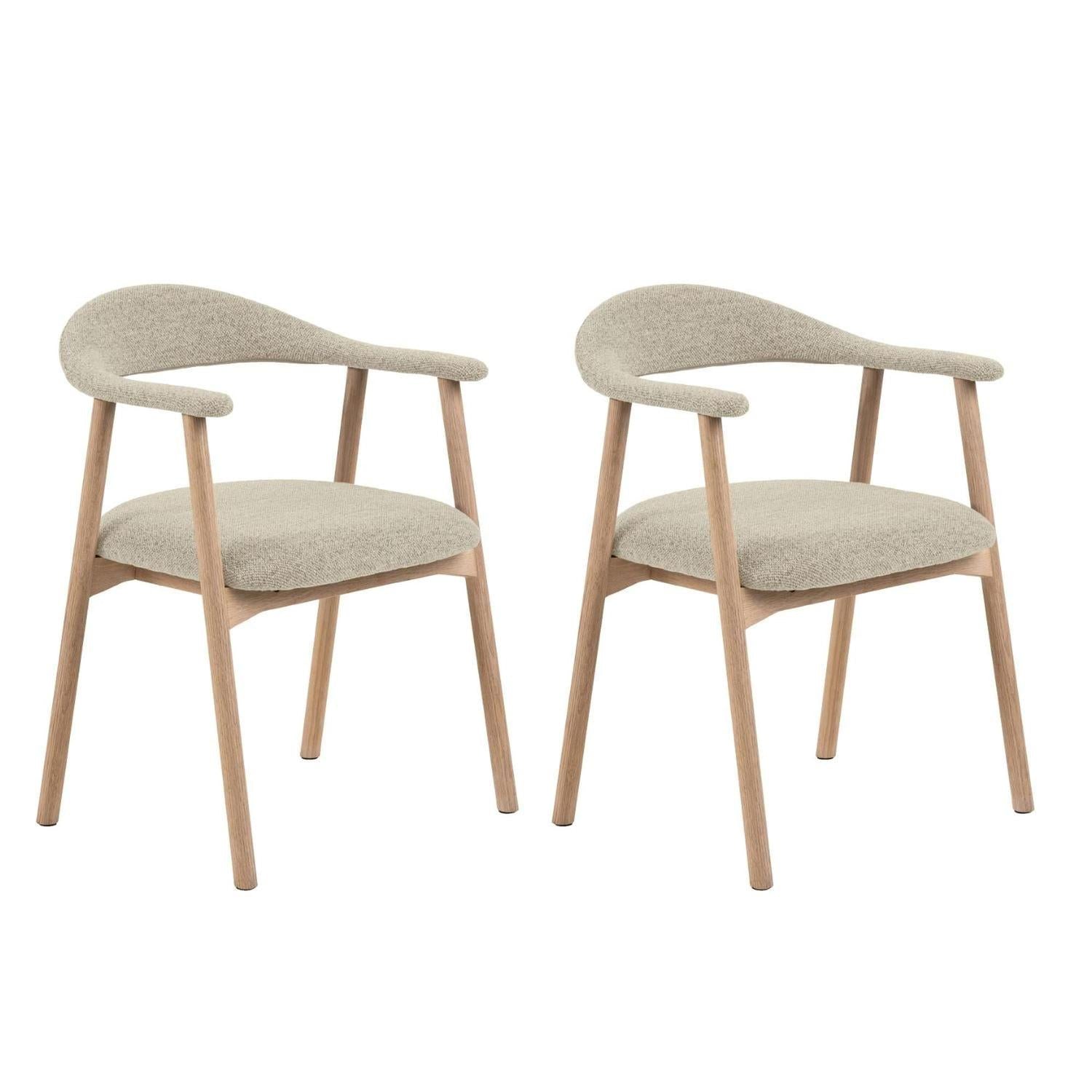 2er - Set Armlehnenstühle Ella - Beige8720956699715Armlehnenstuhl