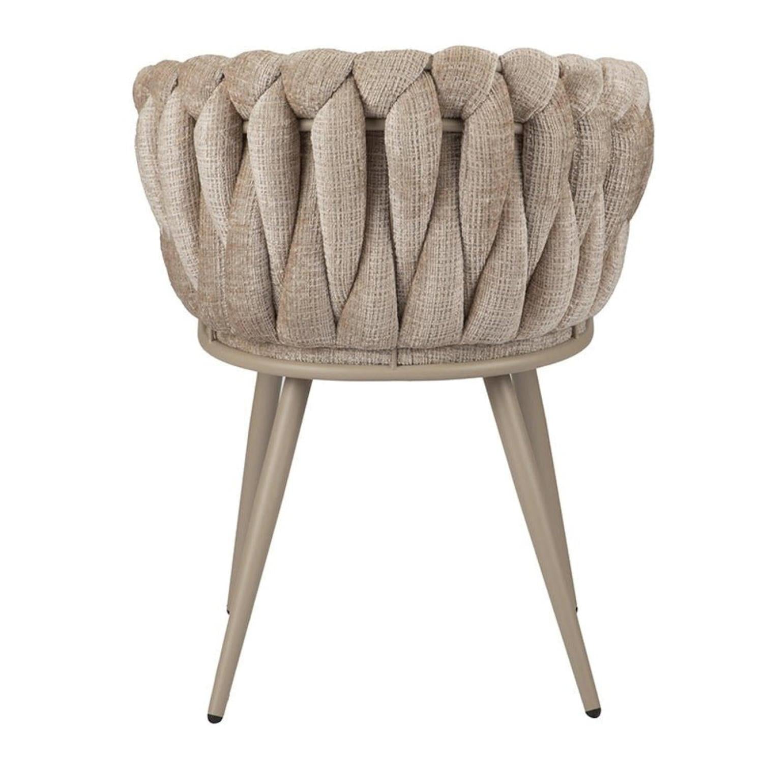 2er-Set Armlehnenstühle Wave aus Samt - Creme-Armlehnenstuhl-Pole To Pole-le canapé