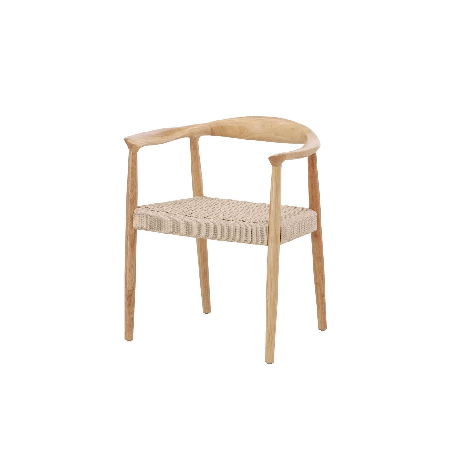 2er-Set Armlehnstühle Lovön aus Gummibaumholz - Weißgewaschen-Holzstühle-Vind-le canapé