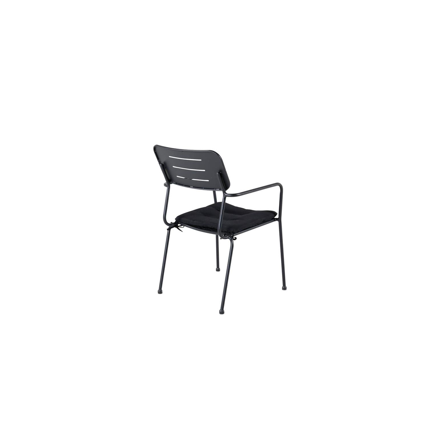 2er-Set Armlehnstühle Nicke aus Metall - Schwarz-Armlehnenstühle-Venture Home-le canapé