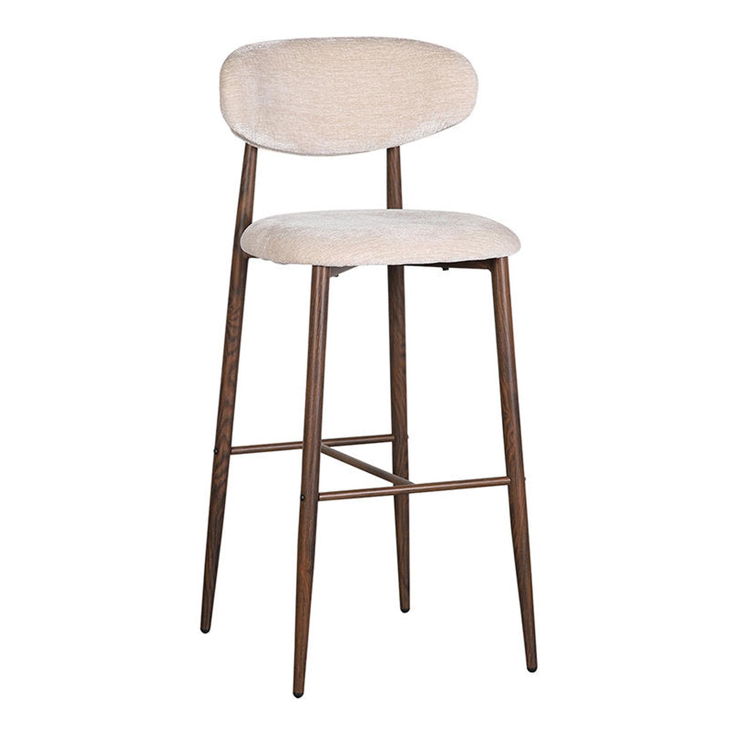 2er-Set Barhocker Japandi - Beige-Barhocker-Pole to Pole-le canapé