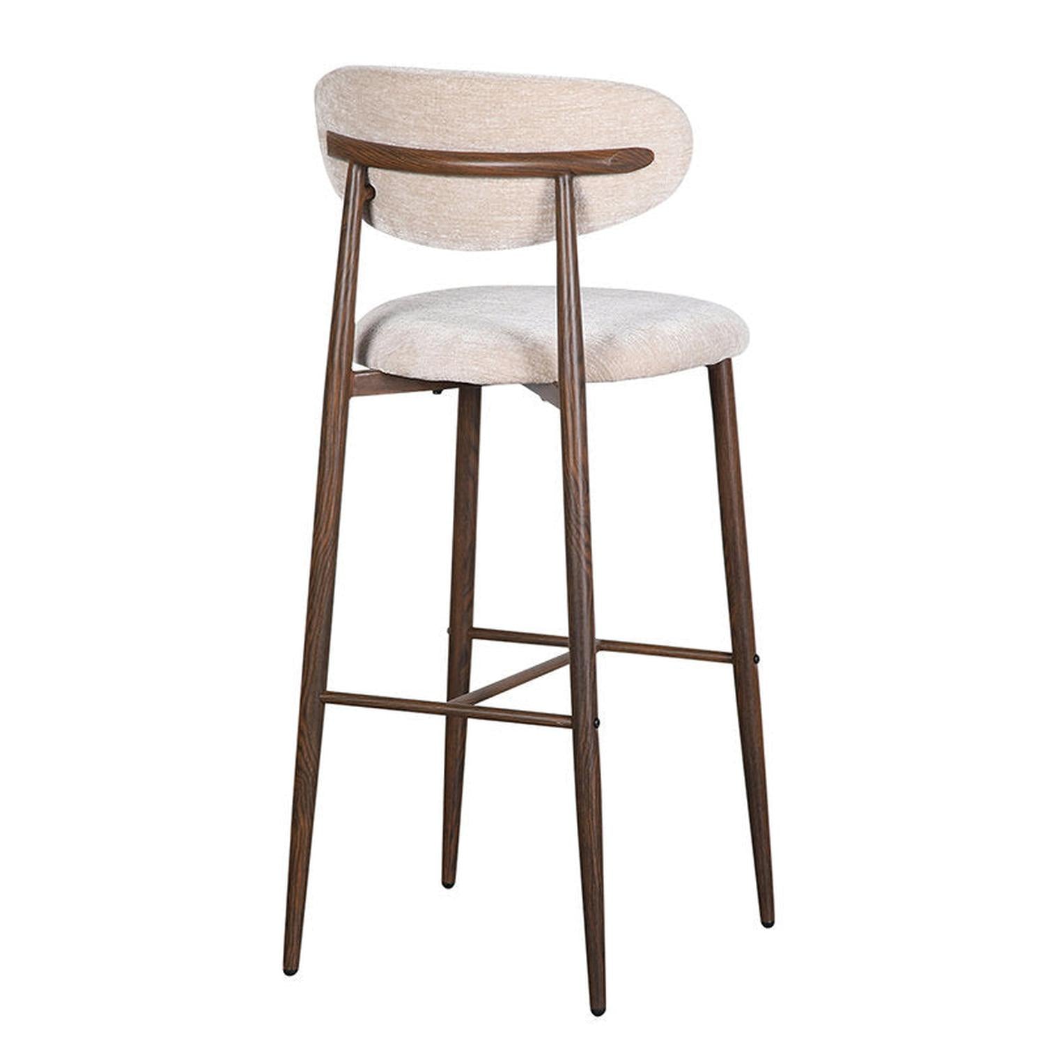 2er-Set Barhocker Japandi - Beige-Barhocker-Pole to Pole-le canapé