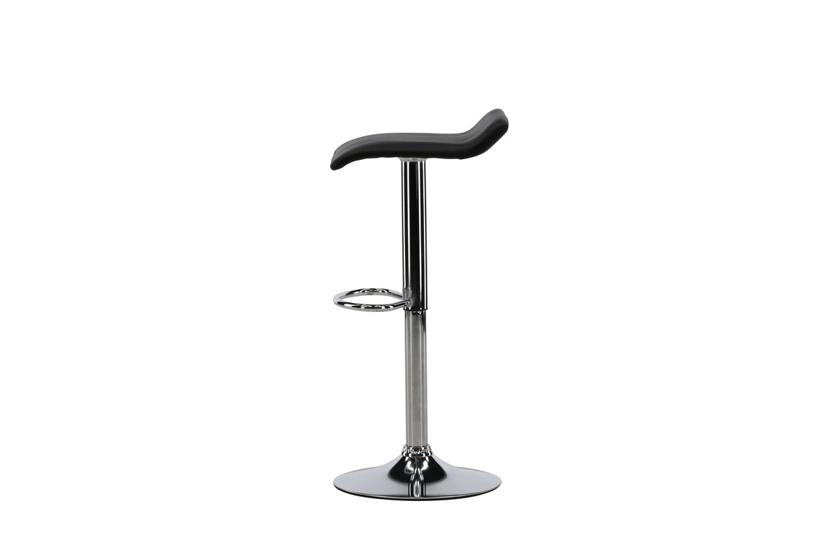 2er-Set Barhocker Jonna aus Kunstleder mit Kunstlederbezug - Schwarz-Barhocker-Venture Home-le canapé