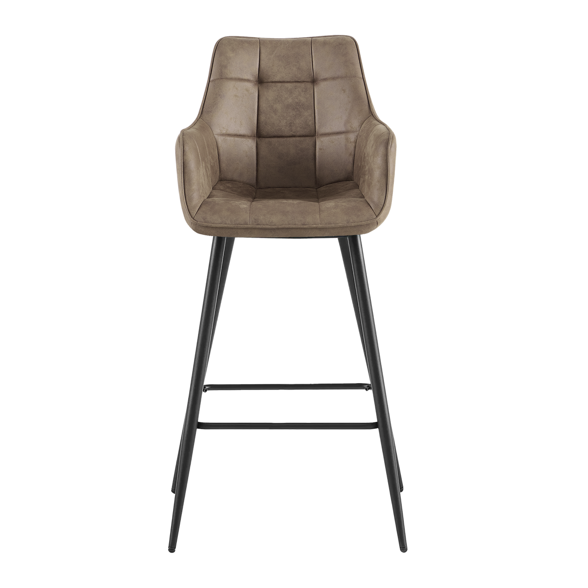2er-Set Barhocker Lucille - Hellbraun-Barhocker-Benoa-le canapé