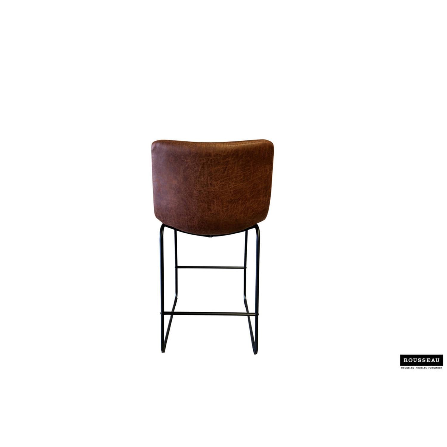2er-Set Barhocker Mancia - Cognac-Barhocker-Rousseau-le canapé
