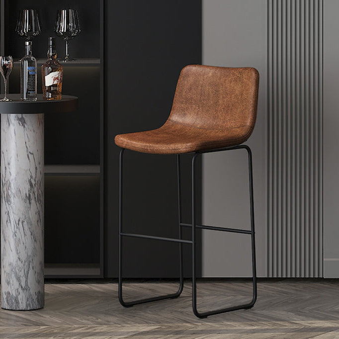 2er-Set Barhocker Mancia - Cognac-Barhocker-Rousseau-le canapé