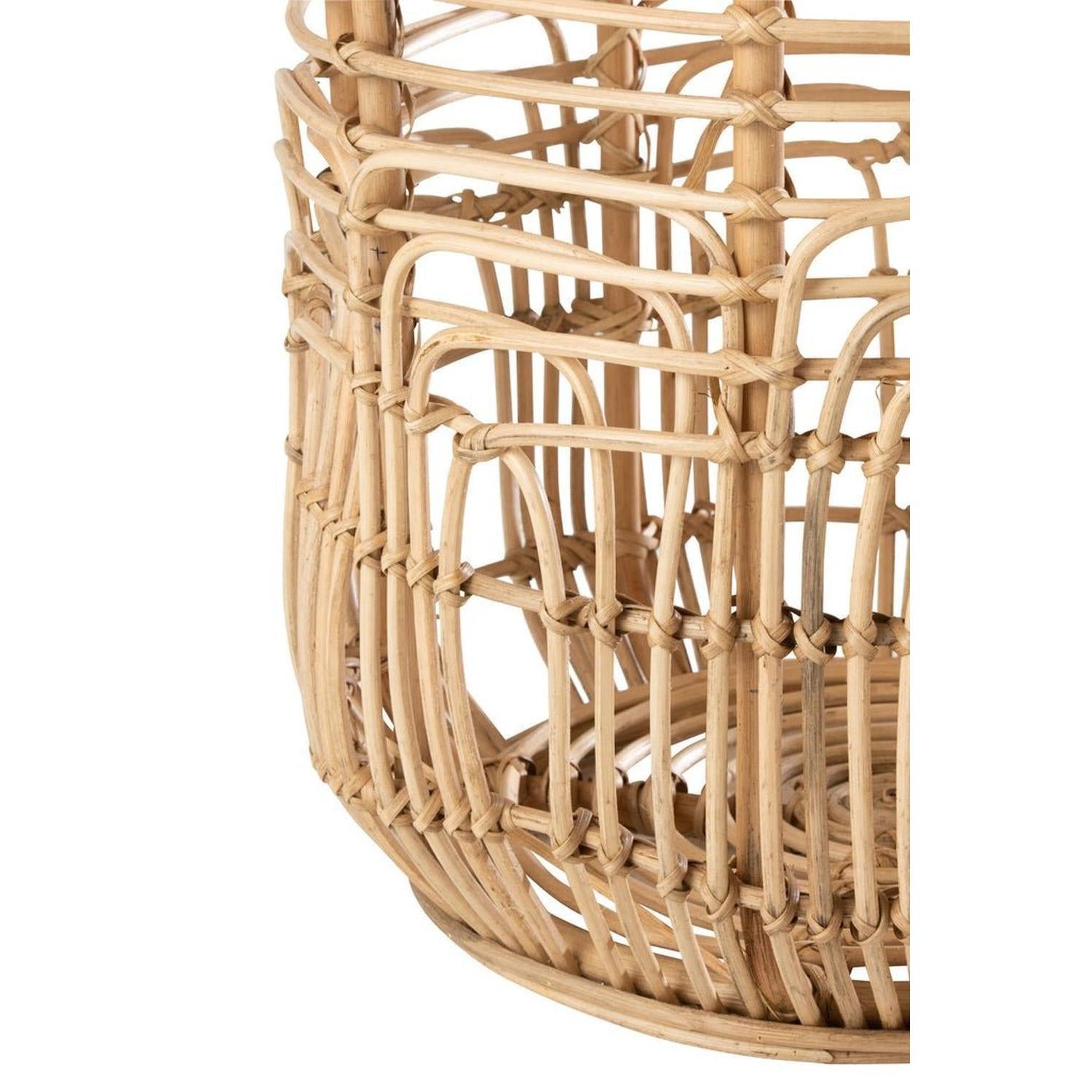 2er - Set Beistelltische Ellen rund Ø48cm aus Rattan - Natur5400924207755Beistelltisch