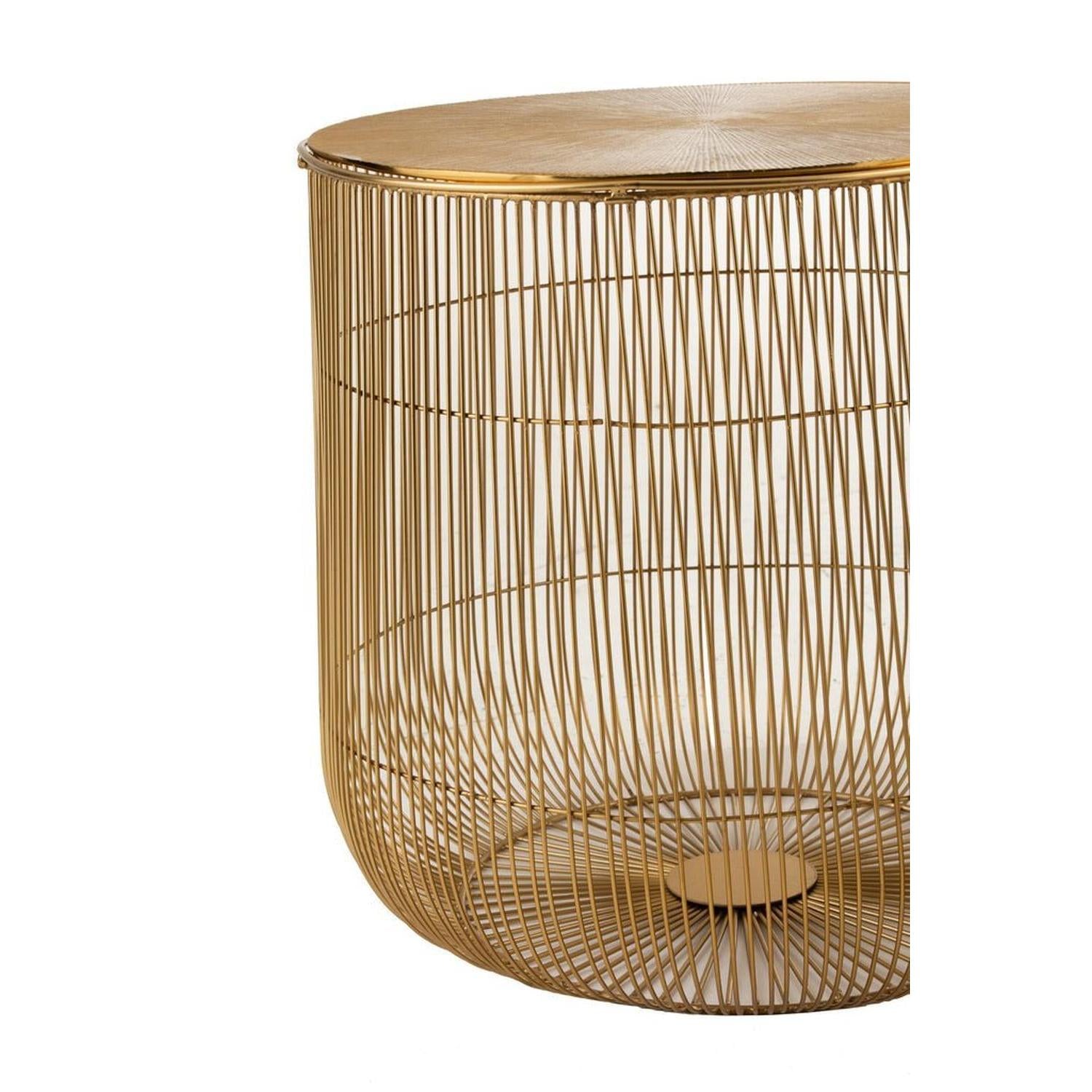 2er - Set Beistelltische rund Ø47cm - Gold5415203979858Beistelltisch