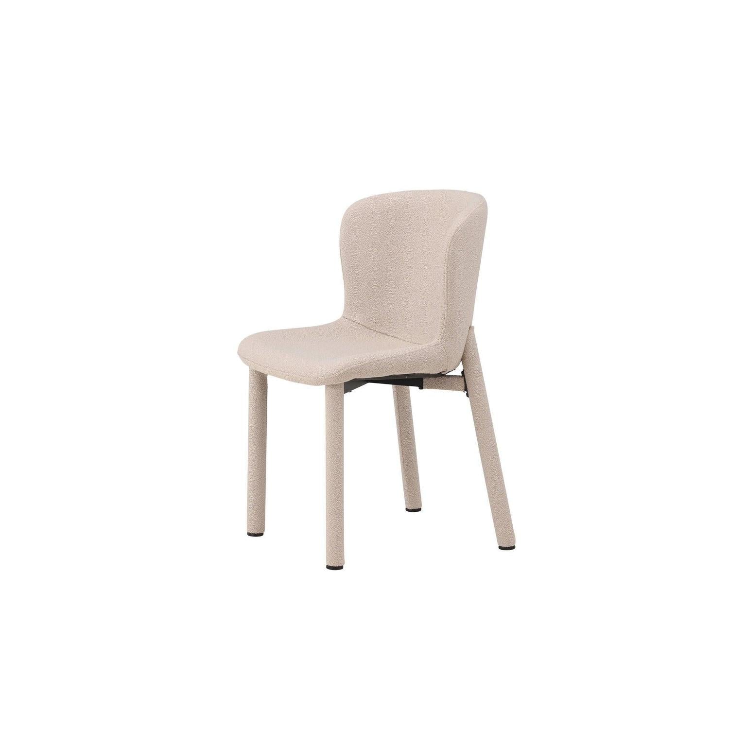 2er-Set Bouclé-Polsterstühle Astoria - Beige-Polsterstühle-Venture Home-le canapé