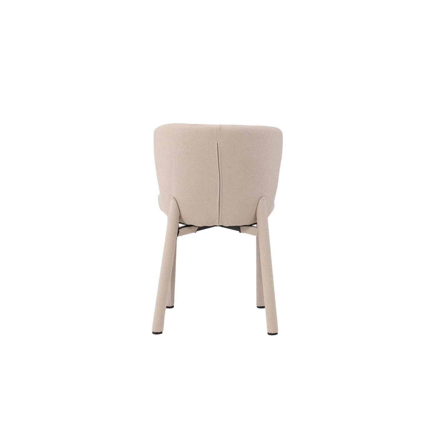 2er-Set Bouclé-Polsterstühle Astoria - Beige-Polsterstühle-Venture Home-le canapé