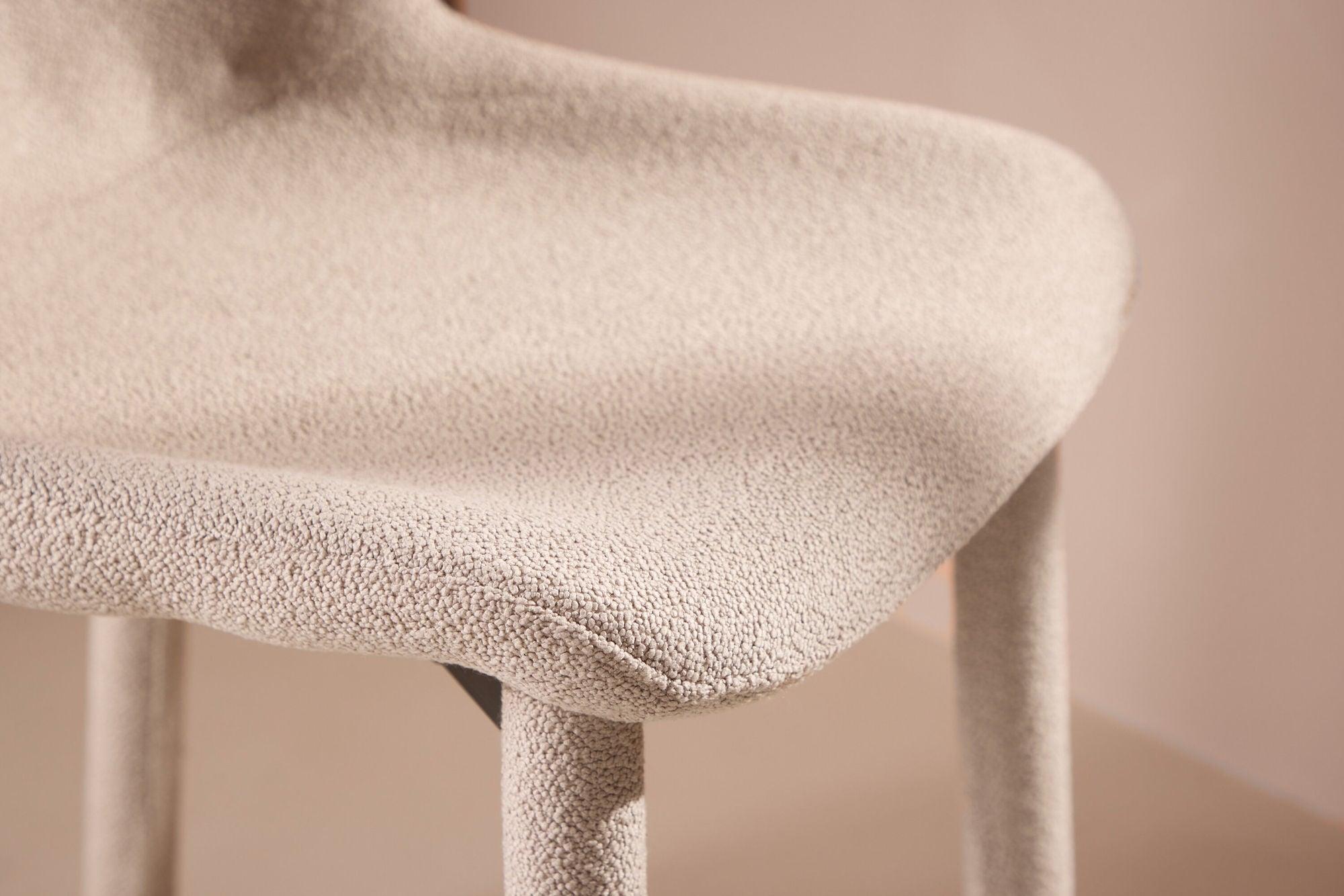 2er-Set Bouclé-Polsterstühle Astoria - Beige-Polsterstühle-Venture Home-le canapé