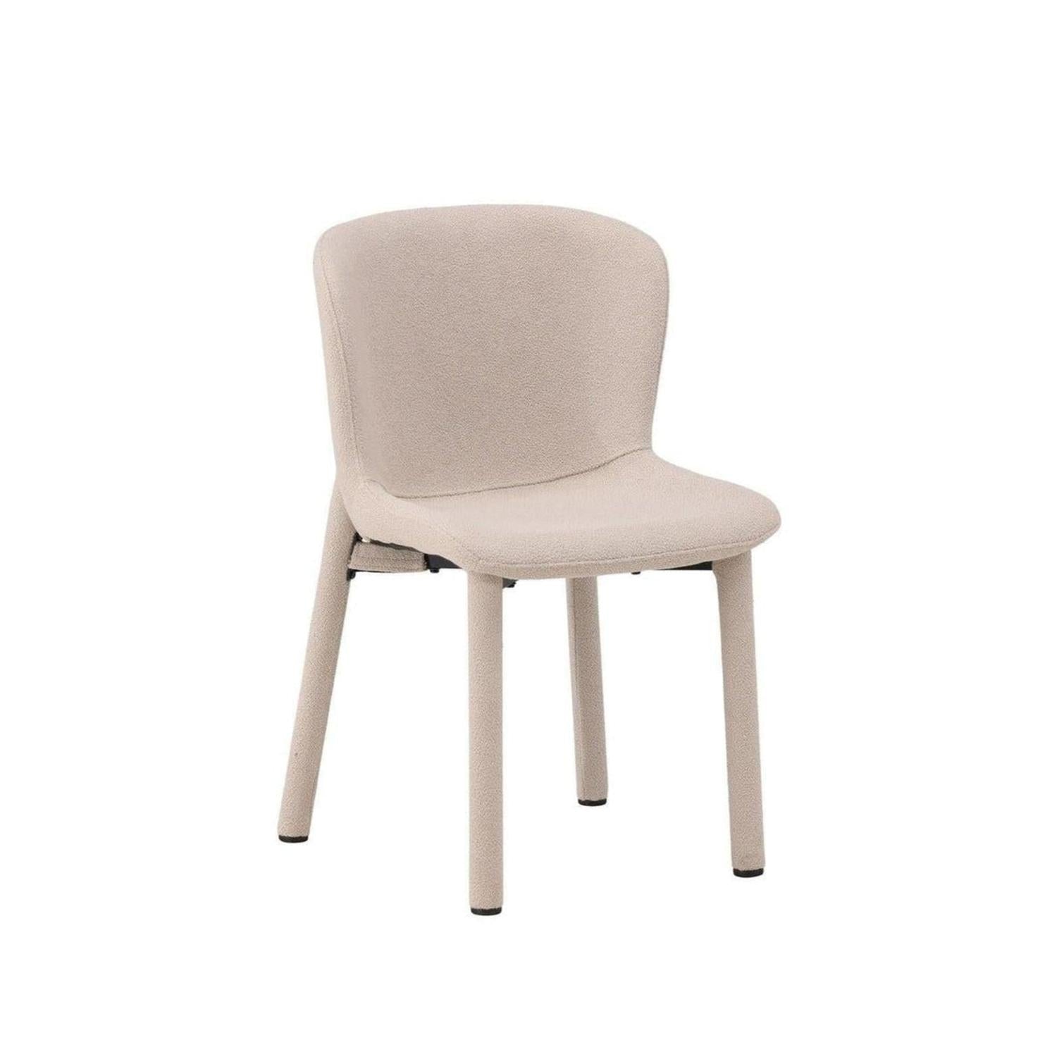 2er-Set Bouclé-Polsterstühle Astoria - Beige-Polsterstühle-Venture Home-le canapé