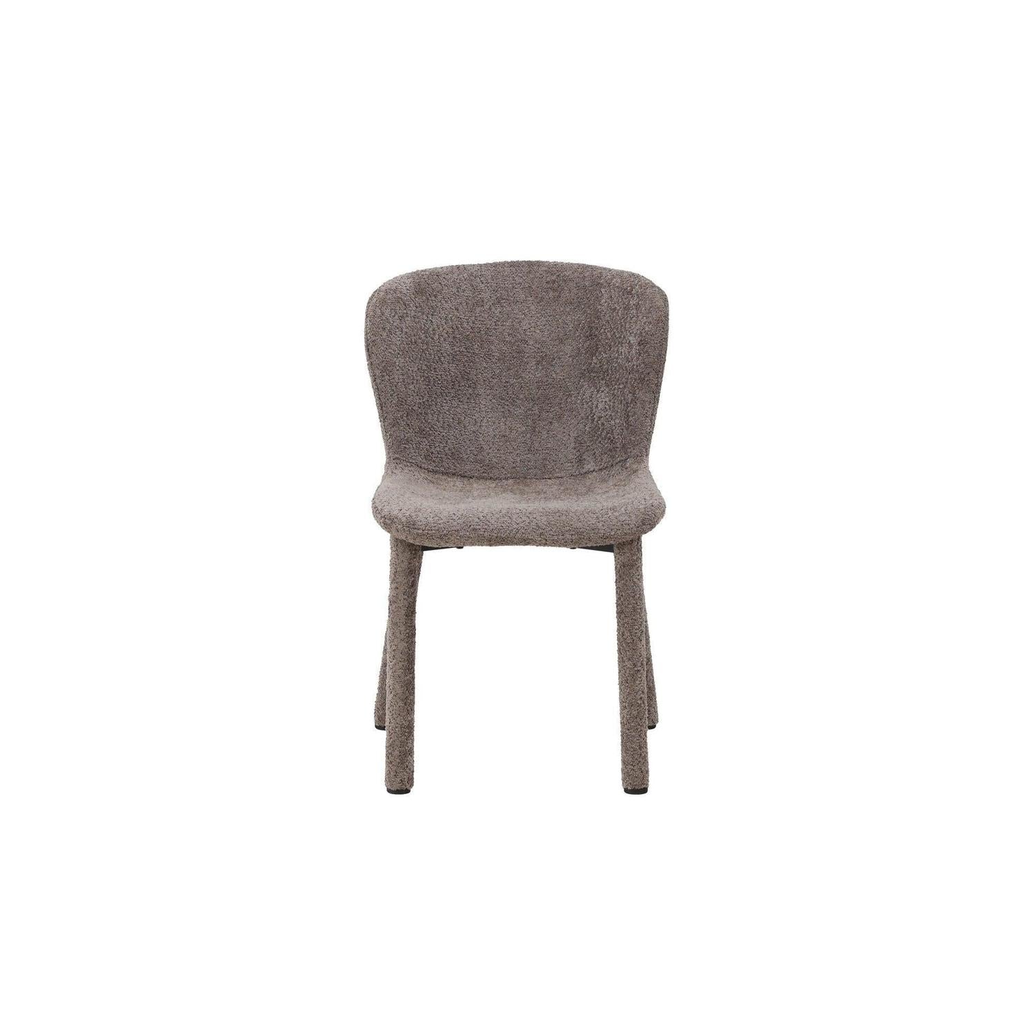2er - Set Bouclé - Polsterstühle Astoria - Braun7340220833594Polsterstühle