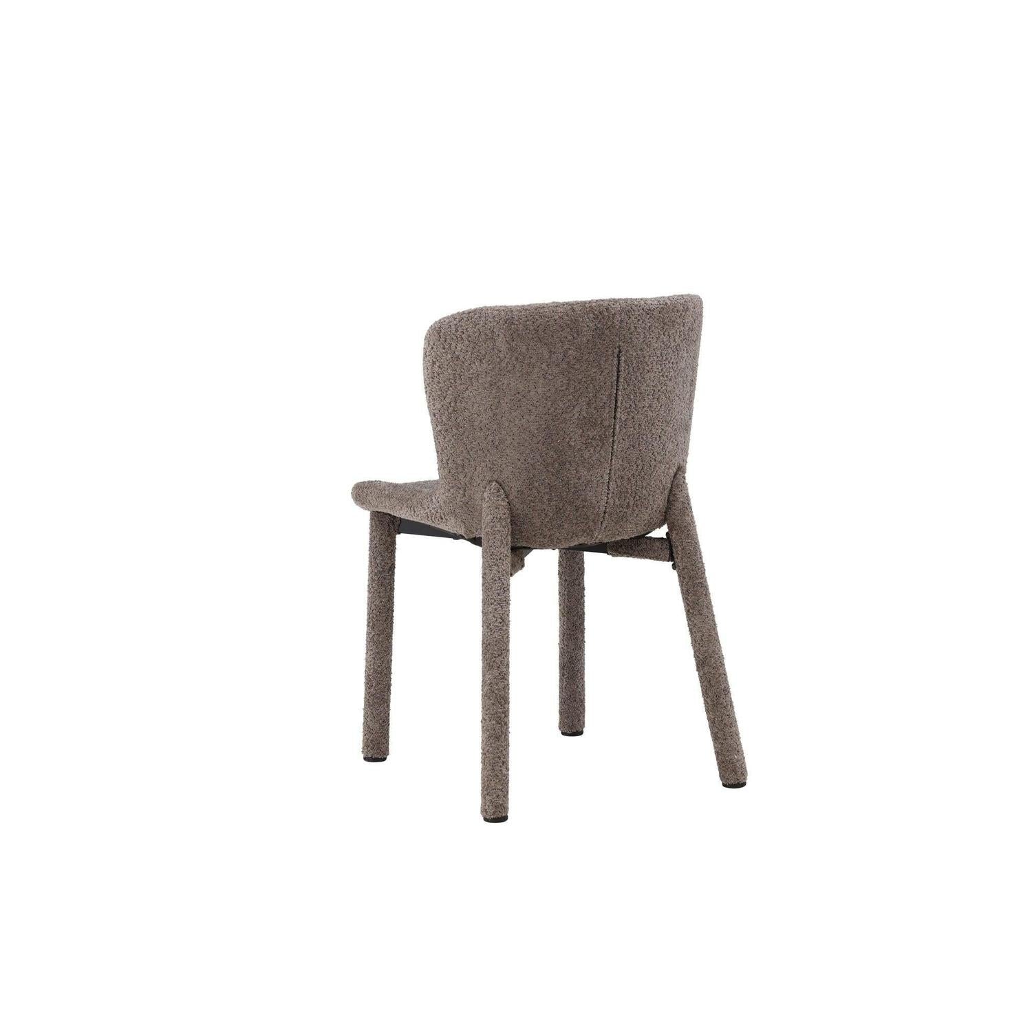 2er - Set Bouclé - Polsterstühle Astoria - Braun7340220833594Polsterstühle