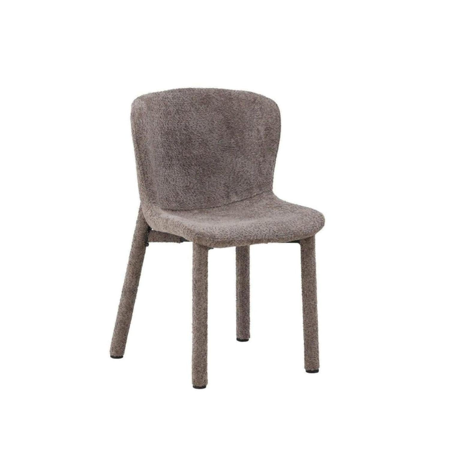 2er-Set Bouclé-Polsterstühle Astoria - Braun-Polsterstühle-Venture Home-le canapé