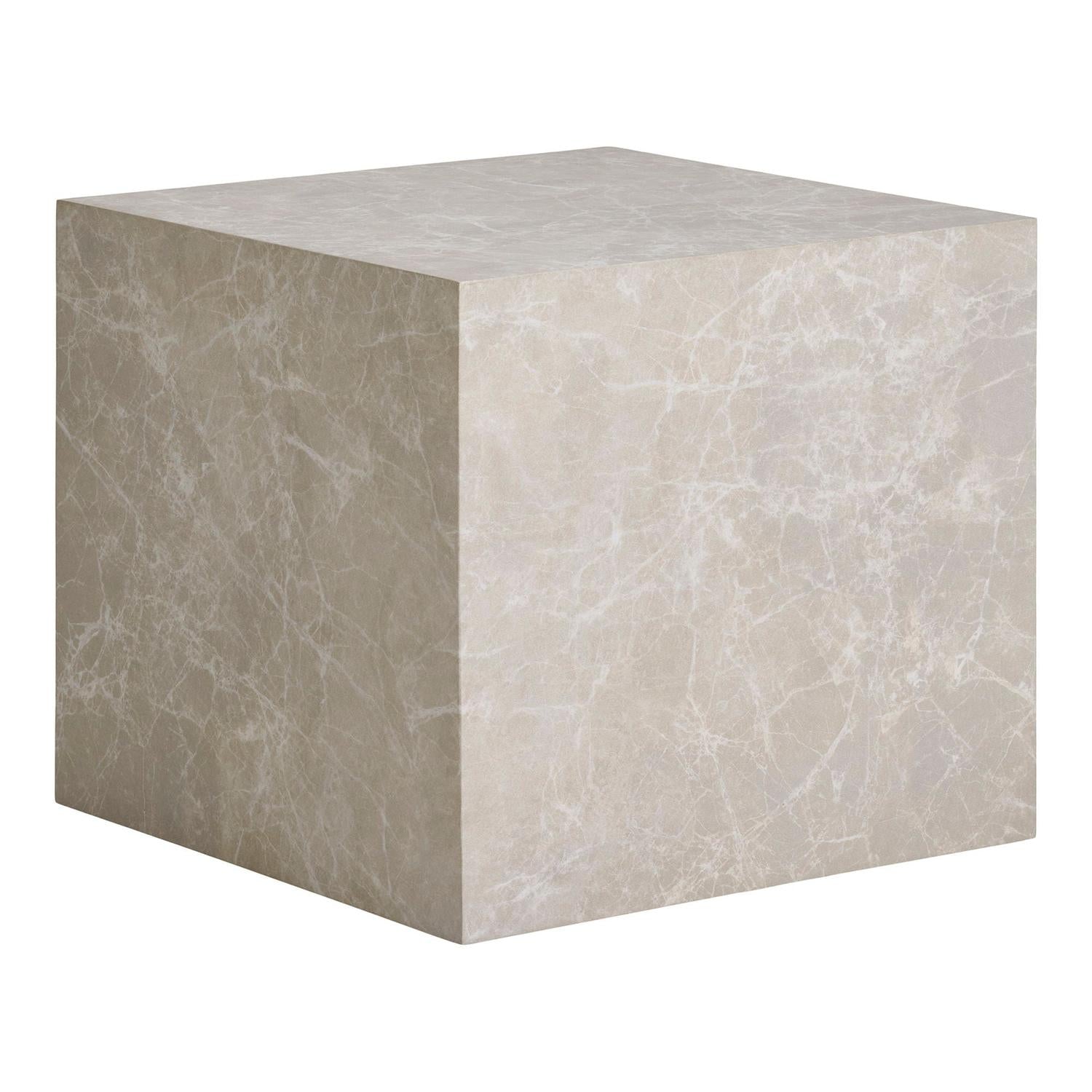 2er-Set Couchtische Prag in Marmoroptik - Beige-Couchtische-House Nordic-le canapé