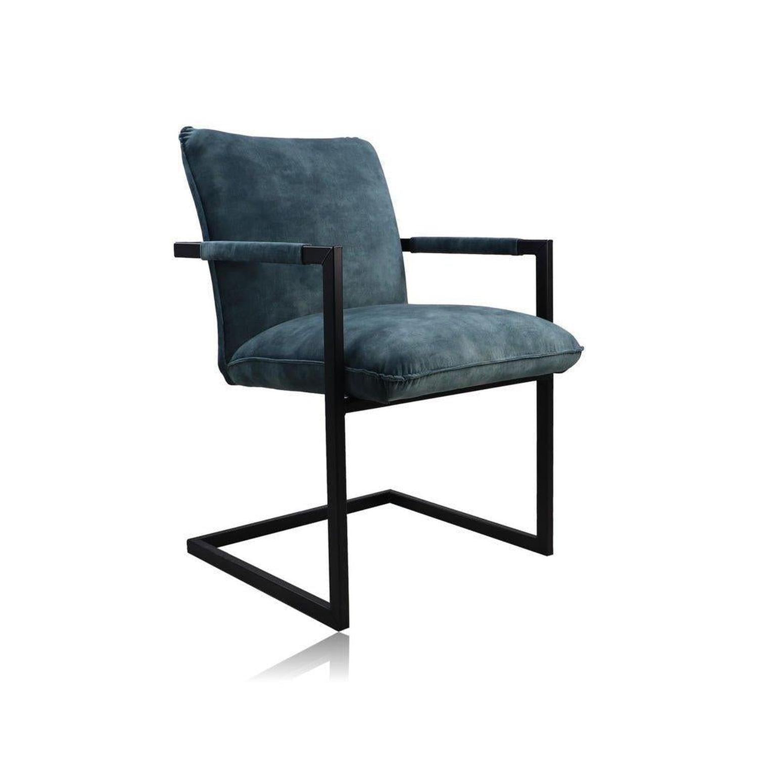 2er - Set Esszimmerstuhl Boston - Blau8720701253155Freischwinger