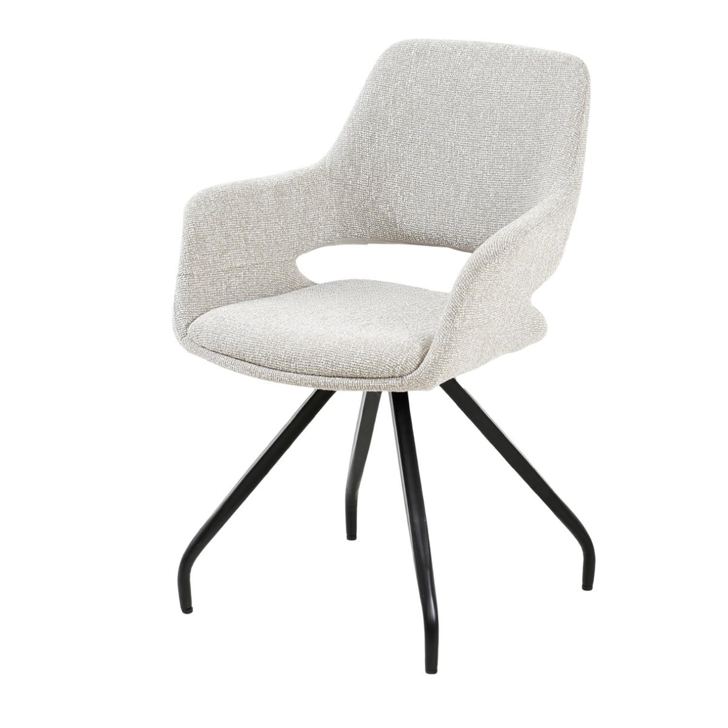 2er-Set Esszimmerstühle Capp - Beige-Esszimmerstühle-Livingfurn-le canapé