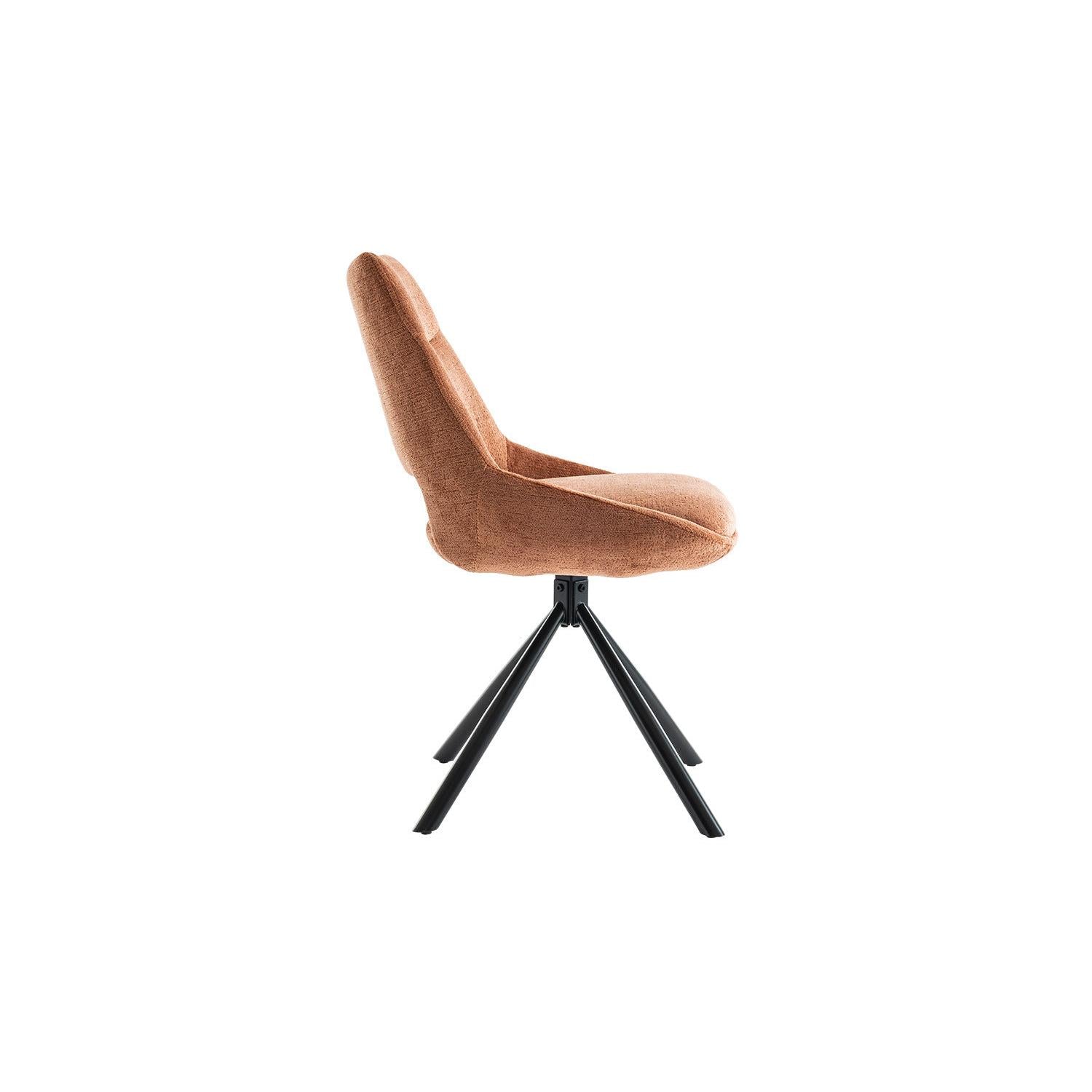 2er-Set Esszimmerstühle Dante - Kupfer-Esszimmerstuhl-Rousseau-le canapé
