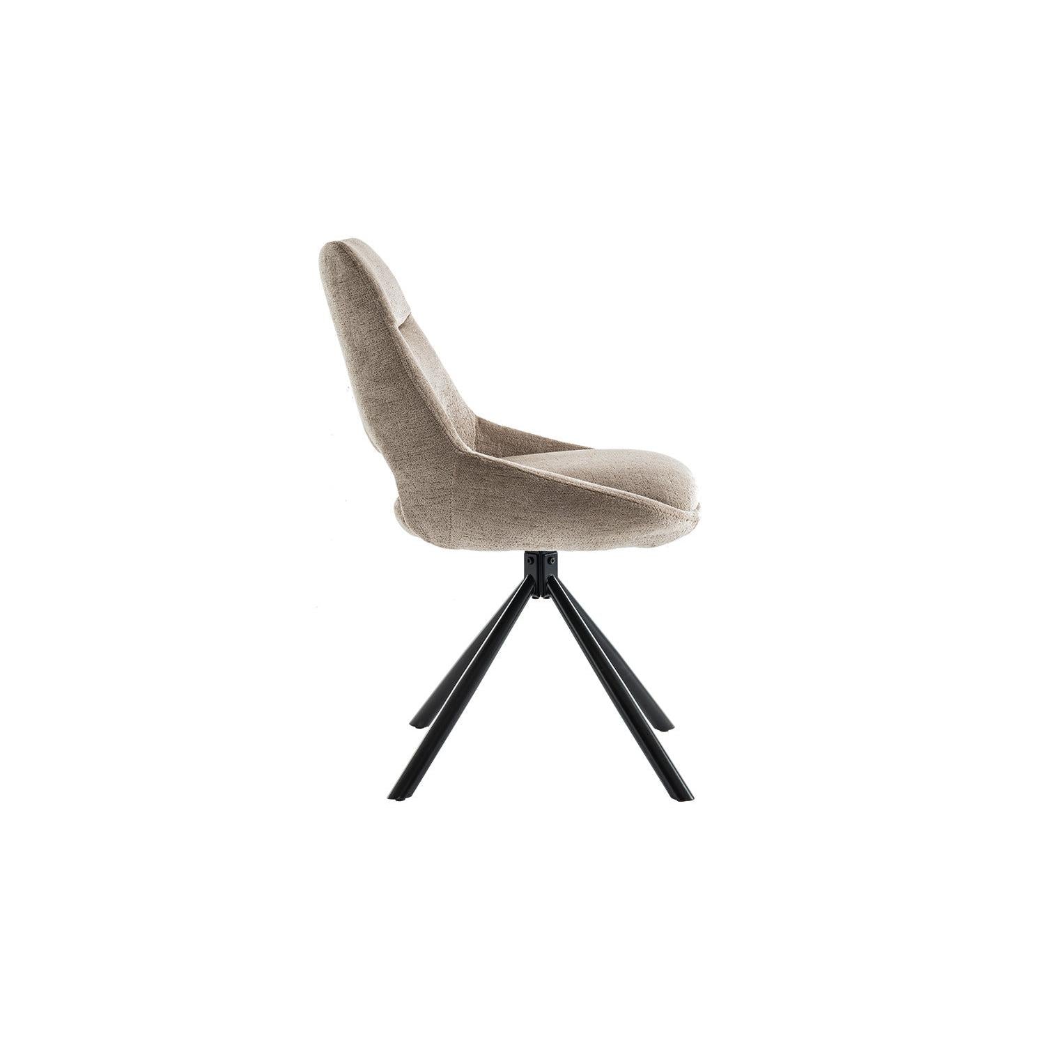 2er-Set Esszimmerstühle Dante - Taupe-Esszimmerstuhl-Rousseau-le canapé