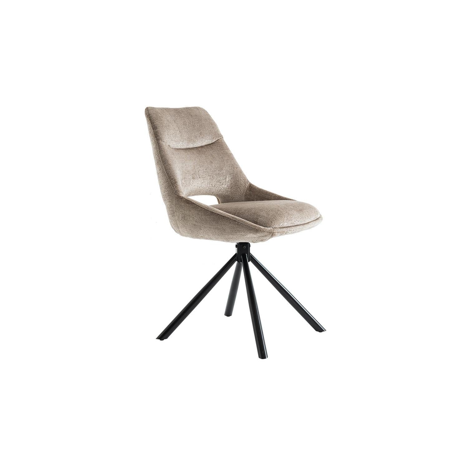 2er-Set Esszimmerstühle Dante - Taupe-Esszimmerstuhl-Rousseau-le canapé