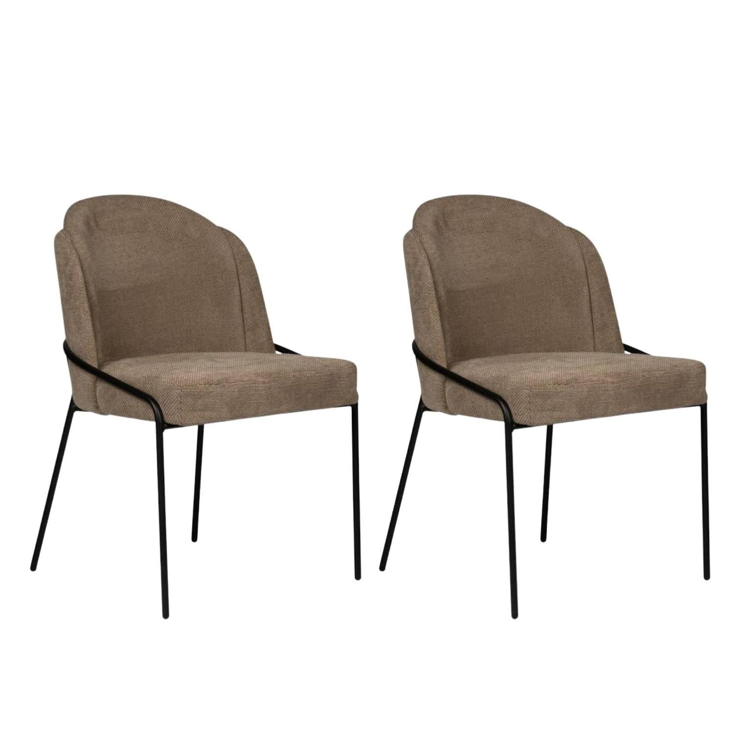 2er - Set Esszimmerstühle Fjord - Braun8719172855470Esszimmerstuhl