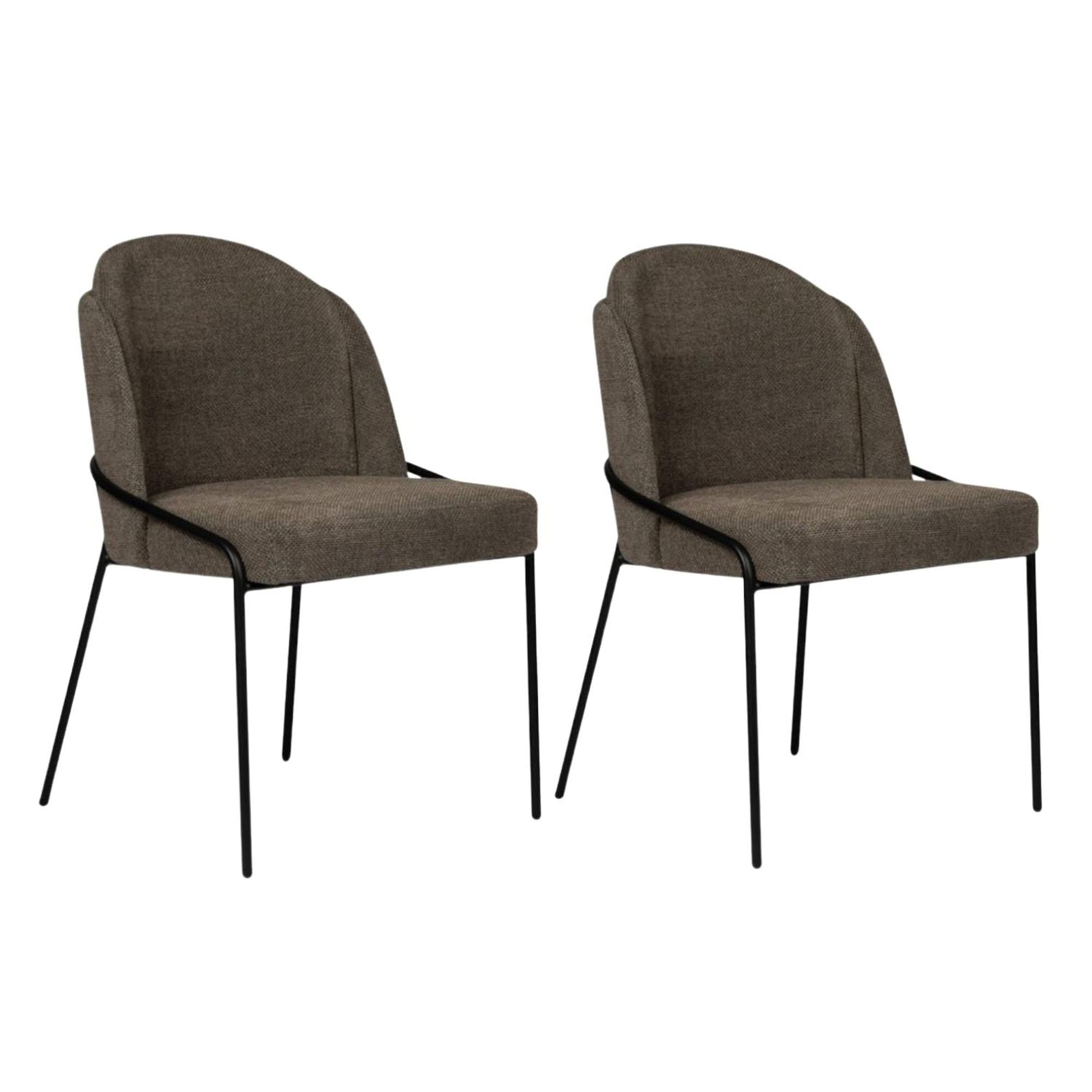2er - Set Esszimmerstühle Fjord - Taupe8719172855463Esszimmerstuhl
