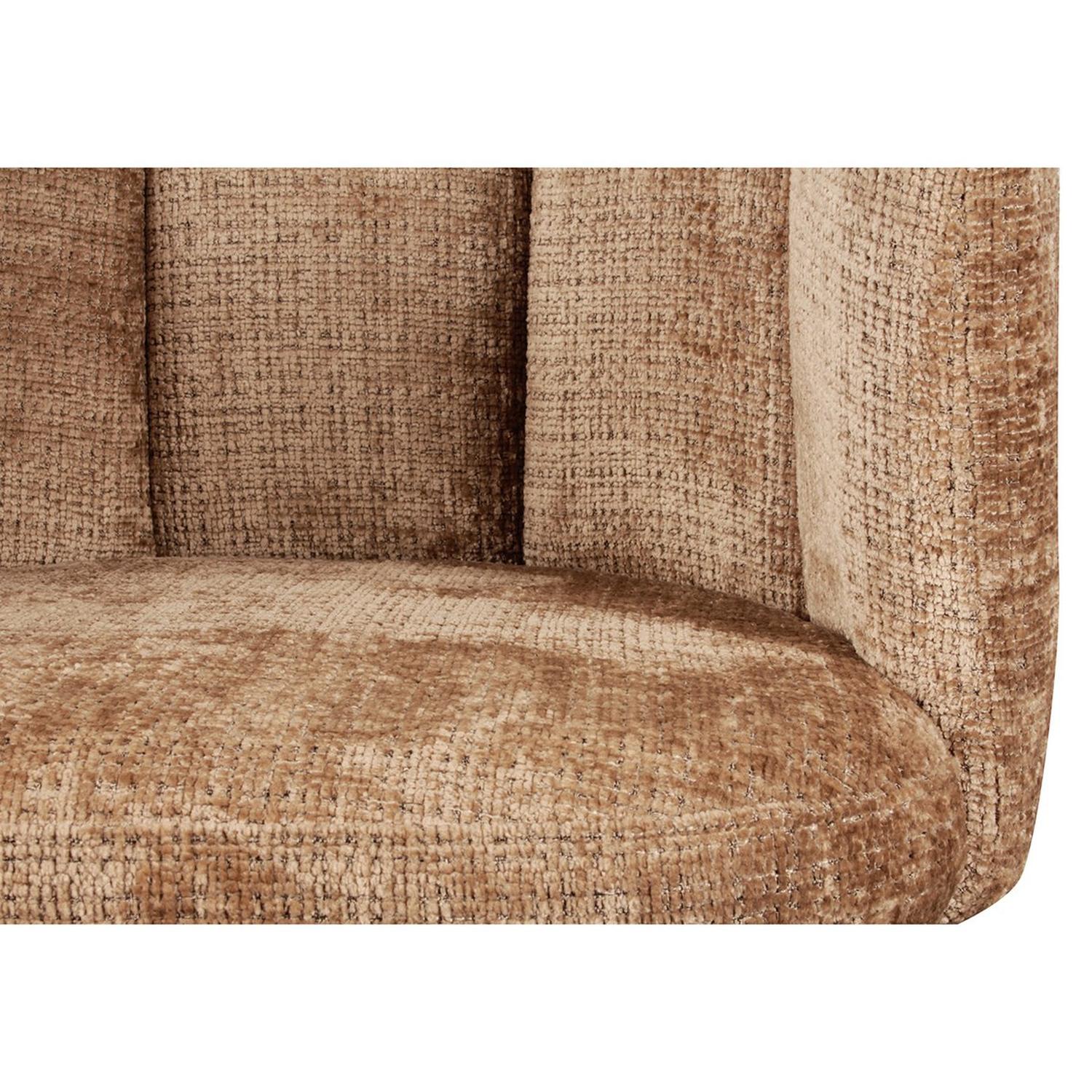 2er-Set Esszimmerstühle High Five aus Chenille - Karamell-Esszimmerstuhl-Pole To Pole-le canapé