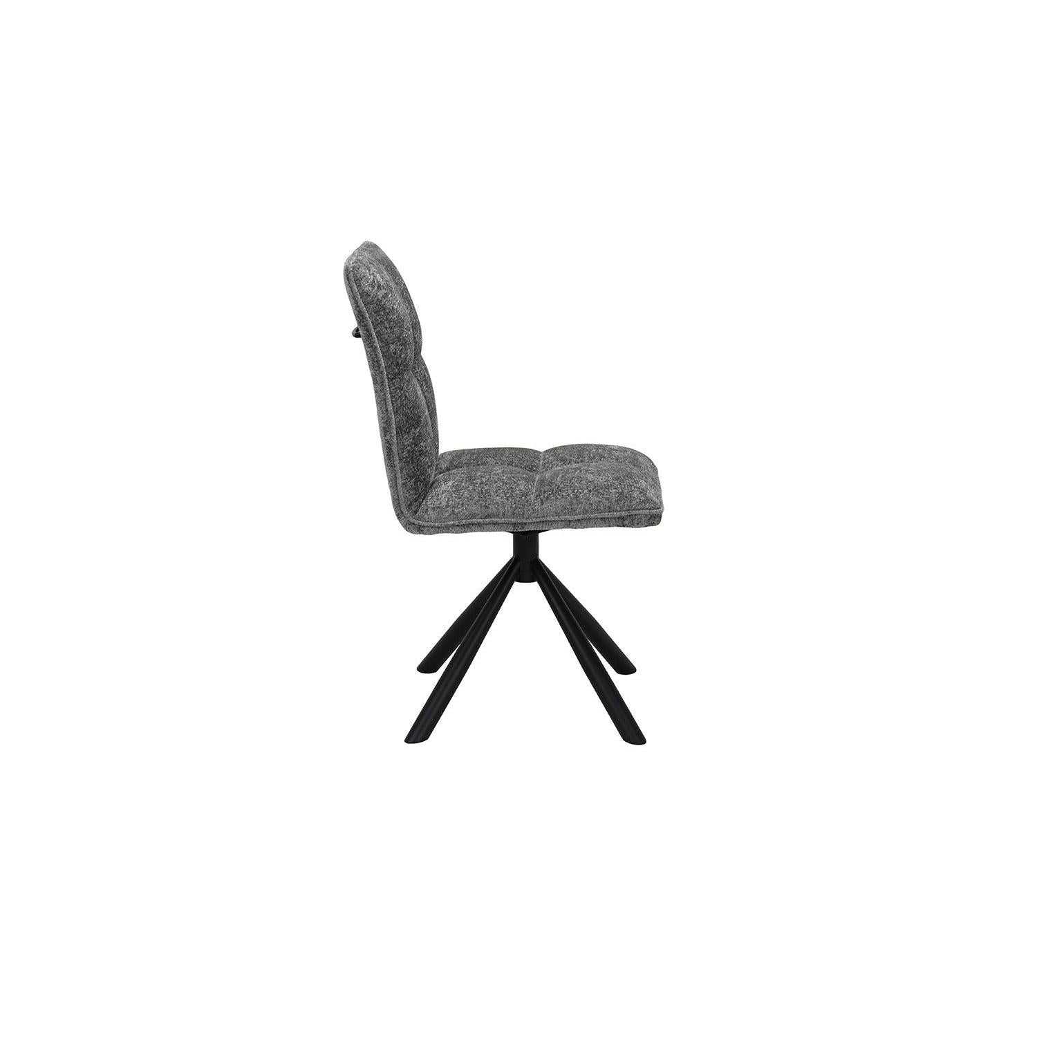 2er-Set Esszimmerstühle Jack Drehbar - Grau-Esszimmerstuhl-Rousseau-le canapé