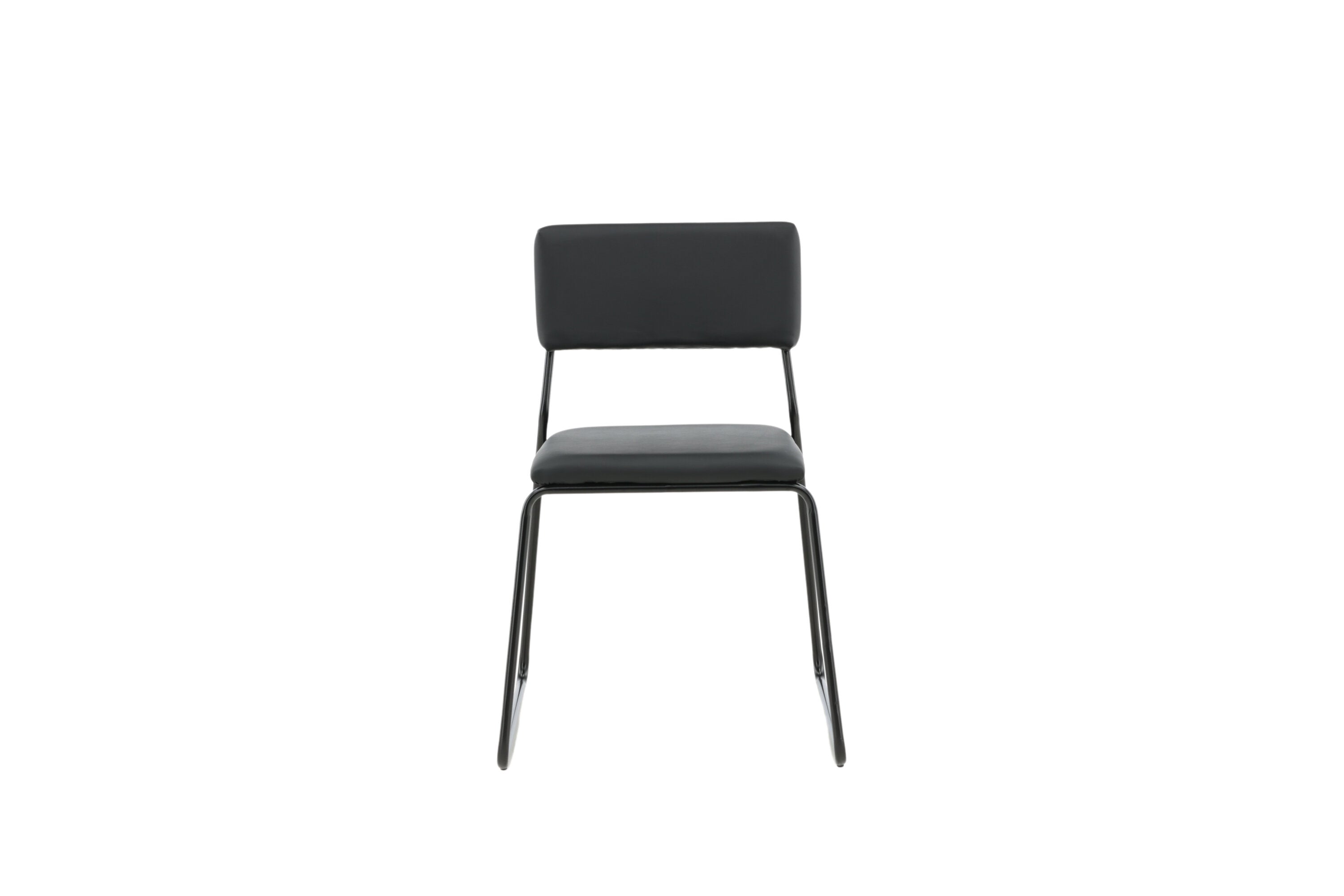 2er-Set Esszimmerstühle Kenth aus Kunstleder - Schwarz-Esszimmerstühle-Venture Home-le canapé