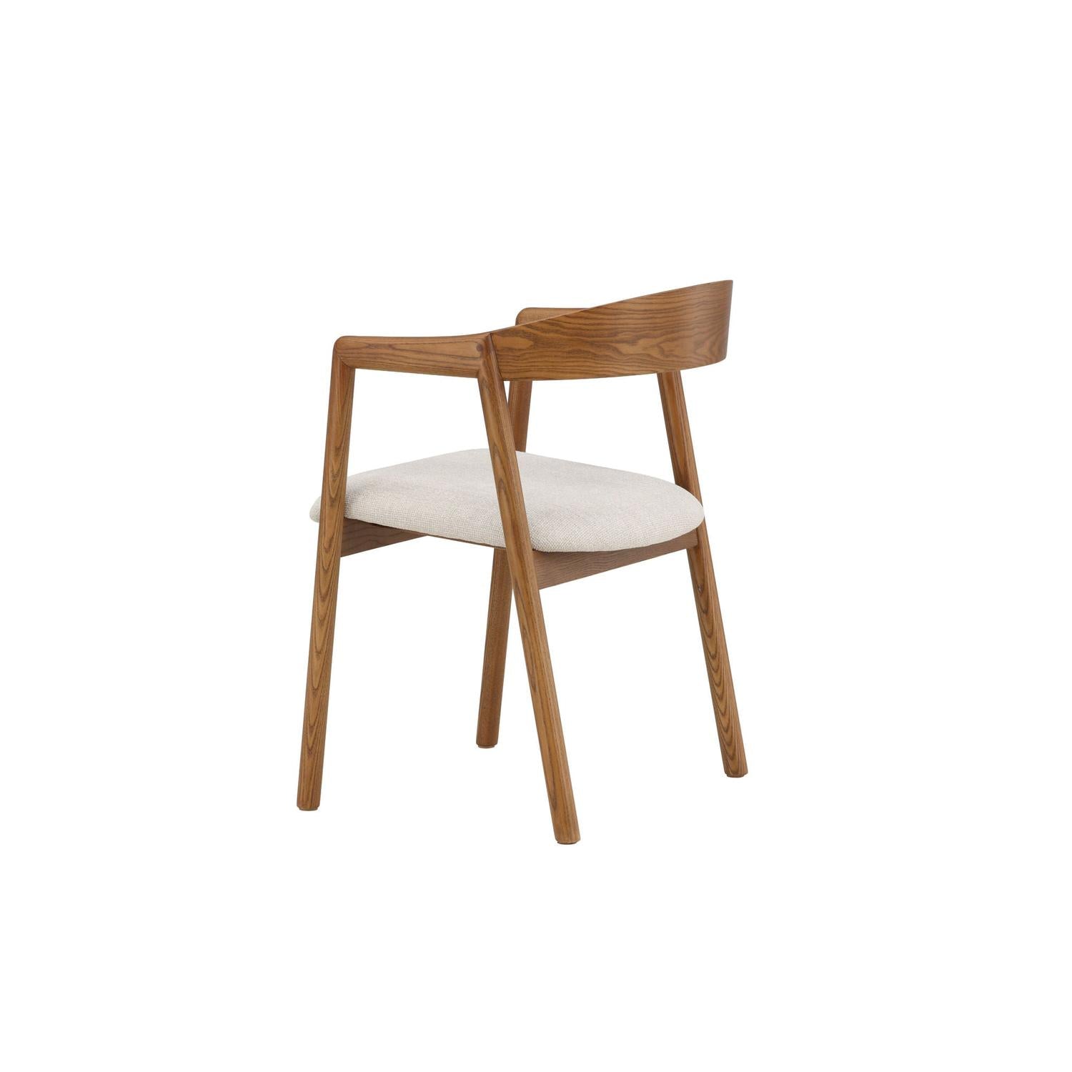 2er-Set Esszimmerstühle Langön - Braun/Beige-Holzstühle-Vind-le canapé