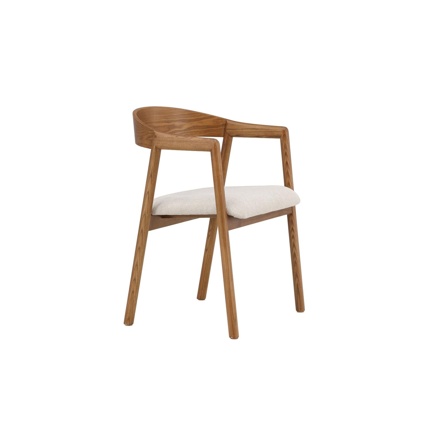 2er-Set Esszimmerstühle Langön - Braun/Beige-Holzstühle-Vind-le canapé