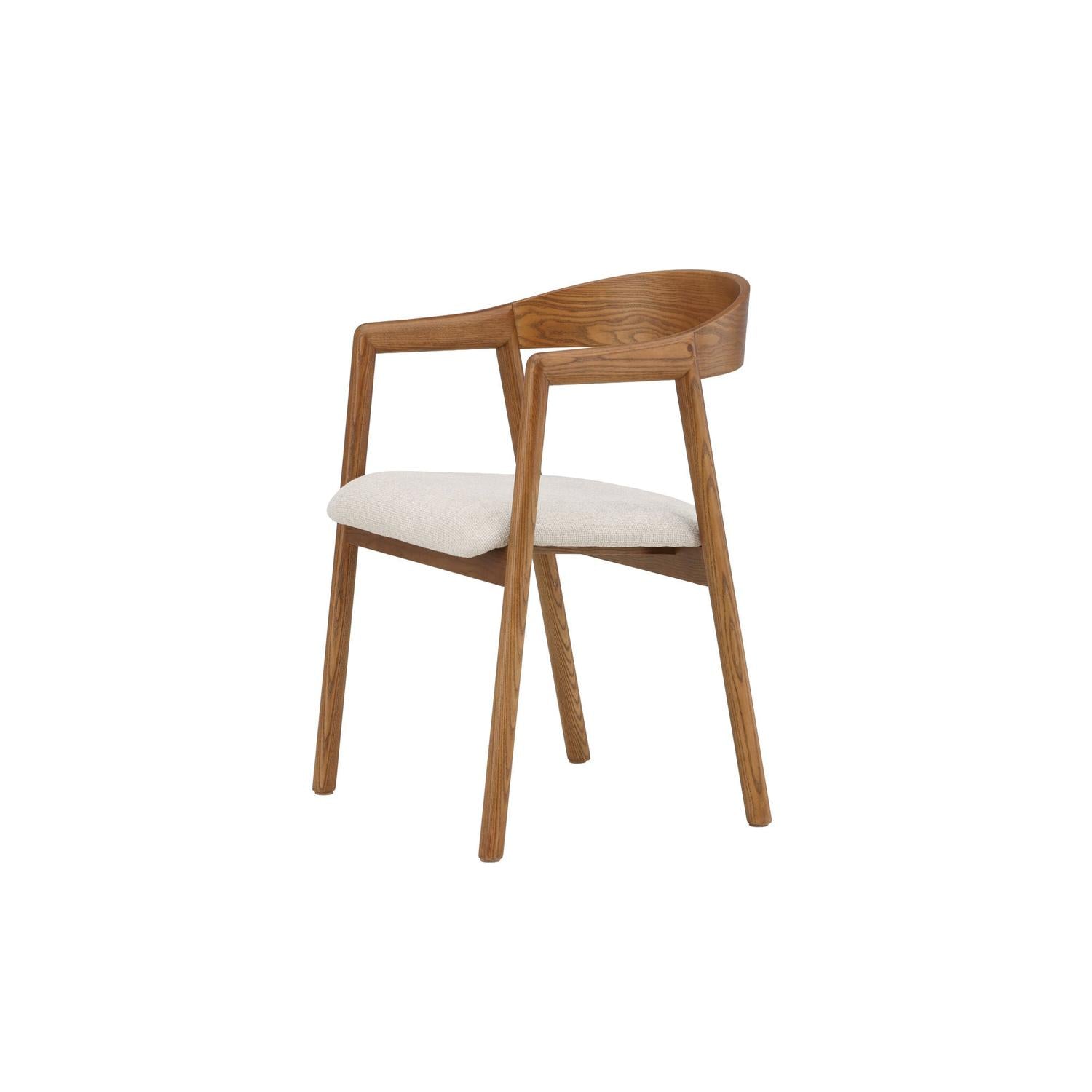 2er-Set Esszimmerstühle Langön - Braun/Beige-Holzstühle-Vind-le canapé