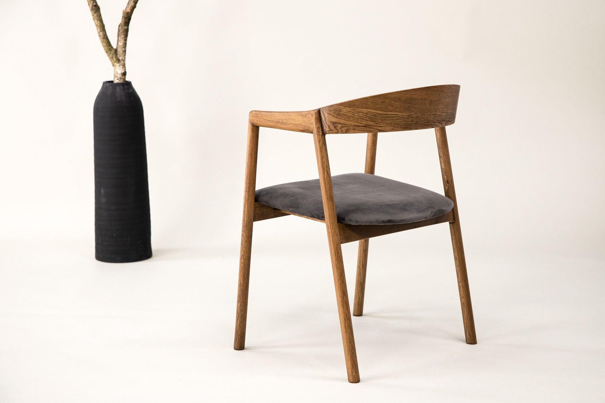 2er-Set Esszimmerstühle Langön - Braun/Grau-Holzstühle-Vind-le canapé