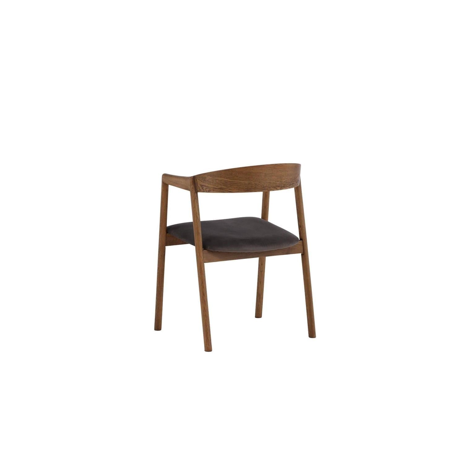 2er-Set Esszimmerstühle Långön - Eiche Braun-Holzstühle-Vind-le canapé