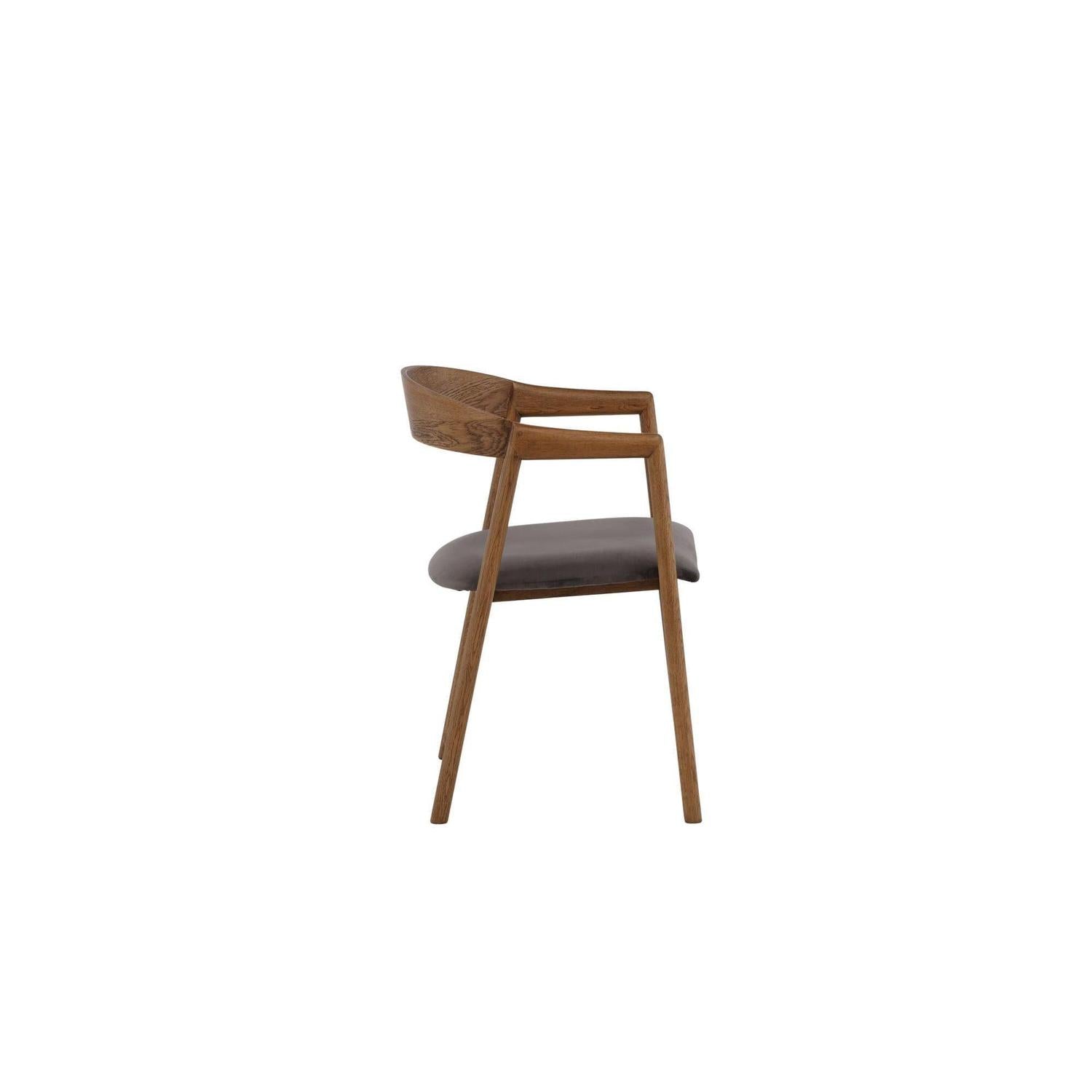 2er-Set Esszimmerstühle Långön - Eiche Braun-Holzstühle-Vind-le canapé